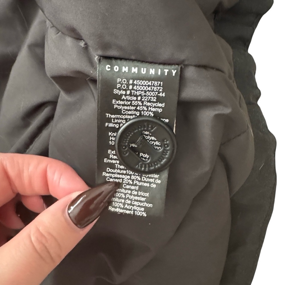 Aritzia Community Paradigm Parka — Black (Size S) - Picture 10 of 10